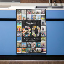 80e verjaardag foto template