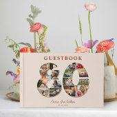 80e verjaardag Fotocollage Milestone Gastenboek
