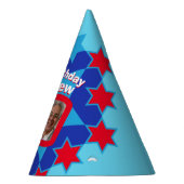 80e verjaardag gepersonaliseerde foto ster naam pe feesthoedjes (Rechts)