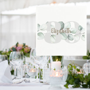 80e verjaardag gepersonaliseerde servetten