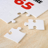 80e verjaardag geschenken legpuzzel (Zijkant)