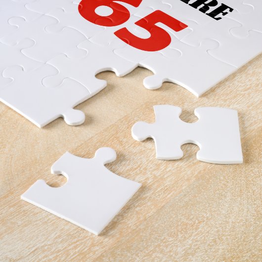 80e verjaardag geschenken legpuzzel (Zijkant)