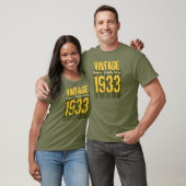 80e verjaardag Gift Best 1933 T-shirt (Unisex)