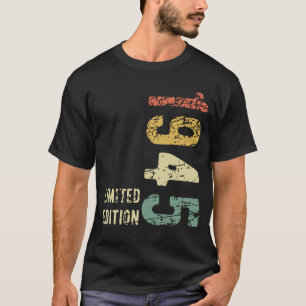 80e Verjaardag Gift Vintage 1945 80 jaar oud T-shirt
