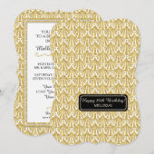 80e verjaardag Glam Great Gatsby Style Kaart (Voorkant / Achterkant)