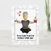 80e verjaardag Gratis voor haar zoete etnische Kaart (Voorkant)