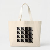 80e verjaardag grote tote bag (Voorkant)