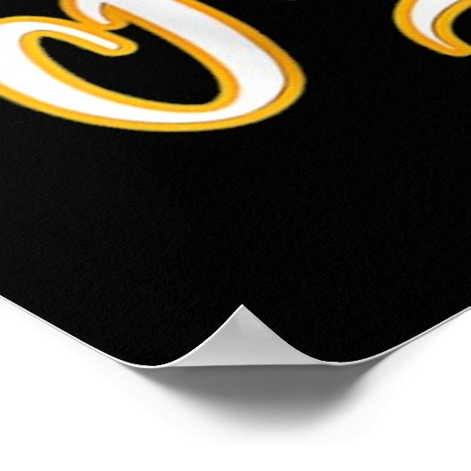 80e verjaardag Hoge Hiel Shoes Crown Diamond Poster (Hoek)