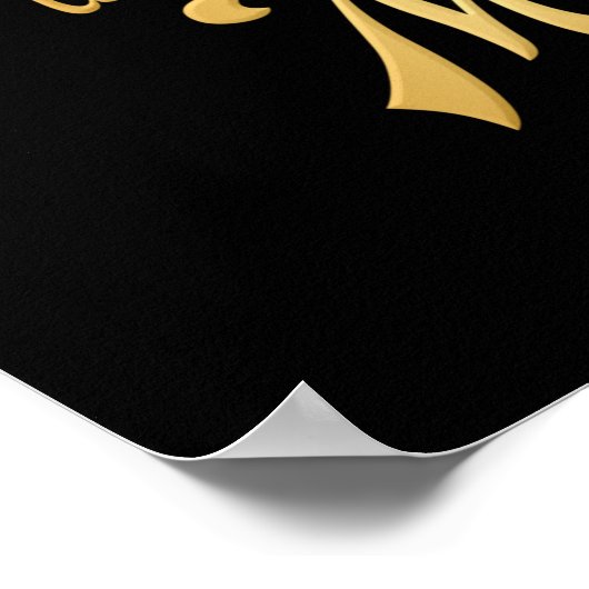 80e verjaardag in de maak 2 foto's poster (Hoek)