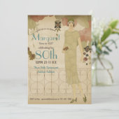 80e verjaardag  jaren 1930 Nodig EEG-NIVEAU 80 Kaart (Staand voorkant)