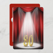 80e verjaardag kaart (Voorkant / Achterkant)