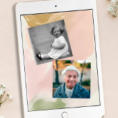 80e verjaardag Kaart Douche per post Fotouitnodigi