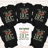80e verjaardag koning t-shirt