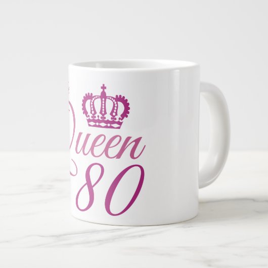 80e verjaardag koningin grote koffiekop (Voorkant rechts)