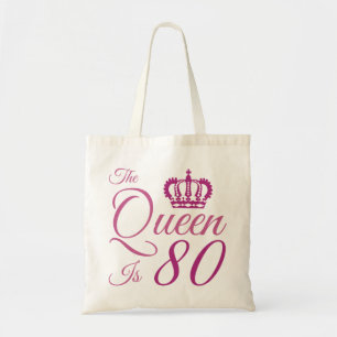 80e verjaardag koningin tote bag
