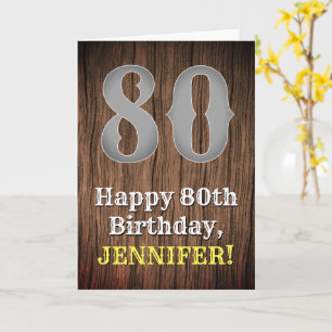 80e verjaardag: Land Western geïnspireerde look, n Kaart