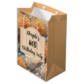 80e verjaardag medium cadeauzakje (Voorkant Gekanteld)