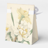 80e verjaardag Narcissus Custom Dank u Favor Box Bedankdoosjes (Achterkant)