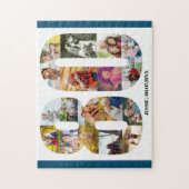 80e verjaardag nummer 80 Aangepast fotocollage Legpuzzel (Verticaal)