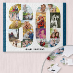 80e verjaardag nummer 80 Aangepast fotocollage Legpuzzel<br><div class="desc">Creëer uw eigen foto-puzzel voor een unieke 80ste verjaardagscadeau. Terwijl 16 douanefoto's, kan de fotopuzzel verder met een naam en een geboortedatum worden gepersonaliseerd. Het nummer 80 fotocollage heeft een verscheidenheid van landschaps-, vierkant- en portretfoto's, die u veel flexibiliteit bieden bij het plaatsen van uw favoriete foto's. Fotopuzzels zijn geweldig...</div>