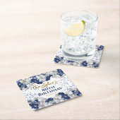 80e verjaardag Party Navy Ballonnen Kartonnen Onderzetters (Insitu)