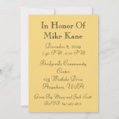 80e verjaardag Persoonlijke uitnodiging (Achterkant)