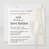 80e verjaardag - Persoonlijke uitnodigingen (Achterkant)