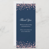 80e Verjaardag Programma Bedankt Roos Gold Navy Bl (Achterkant)