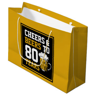 80e verjaardag Proost & Bieren voor 80 jaar Groot Cadeauzakje