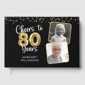 80e verjaardag Proost op 80 jaar 2 Foto's Gastenboek (Voorkant)