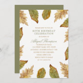 80e verjaardag Robuuste val verliest land Partij Kaart (Voorkant / Achterkant)