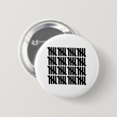 80e verjaardag ronde button 5,7 cm (Voorkant /achterkant)