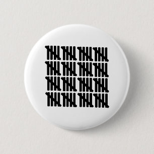 80e verjaardag ronde button 5,7 cm