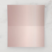 80e verjaardag roos gouden glitter roze glans plaatskaartje (Binnenkant ongevouwen)