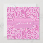 80e verjaardag | Roze, zilver en witte vlakken Kaart (Voorkant)