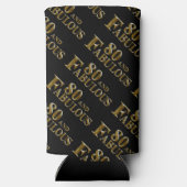 80e verjaardag seltzer blikjeskoeler (Achterkant)