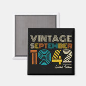 80e verjaardag  september 1942 Limited Edtn. Magneet (Voorkant / Achterkant)