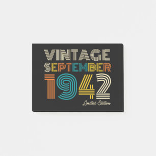 80e verjaardag september 1942 Limited Edtn. Post-it® Notes
