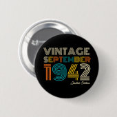 80e verjaardag september 1942 Limited Edtn. Ronde Button 5,7 Cm (Voorkant /achterkant)