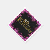 80e verjaardag servet (Hoek)