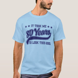 80e verjaardag t-shirt
