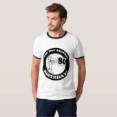 80e verjaardag T-shirts en geschenken (Voorkant volledig)