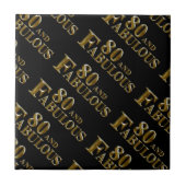 80e verjaardag tegeltje (Voorkant)