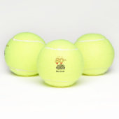 80e verjaardag tennisballen (Multi)