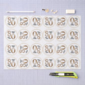 80e verjaardag Tissue Paper Tissuepapier (Craft)