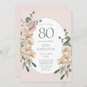 80e verjaardag tropische storm kaart (Voorkant / Achterkant)