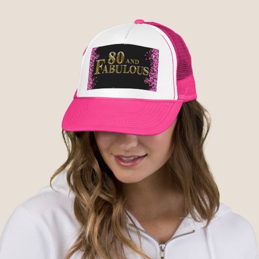 80e verjaardag trucker pet (In situ)