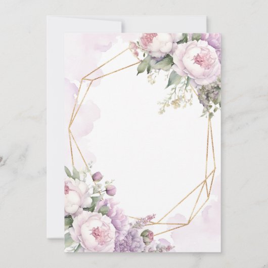 80e verjaardag tuinfeest uitnodigen kaart (Achterkant)