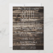 80e verjaardag uitnodiging (Voorkant)