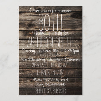 80e verjaardag uitnodiging